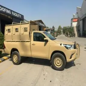 Discrete Vehicle Armouring
