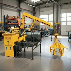 Run Flat Tyre Changing Machine