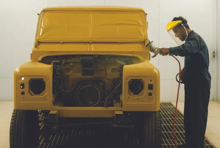 /baked paint and powder coating facility indigenous manufacturing